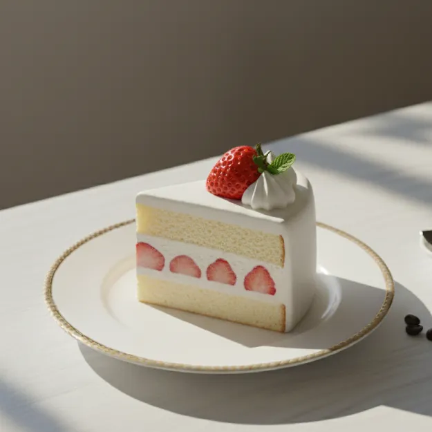 スノーショートケーキの画像